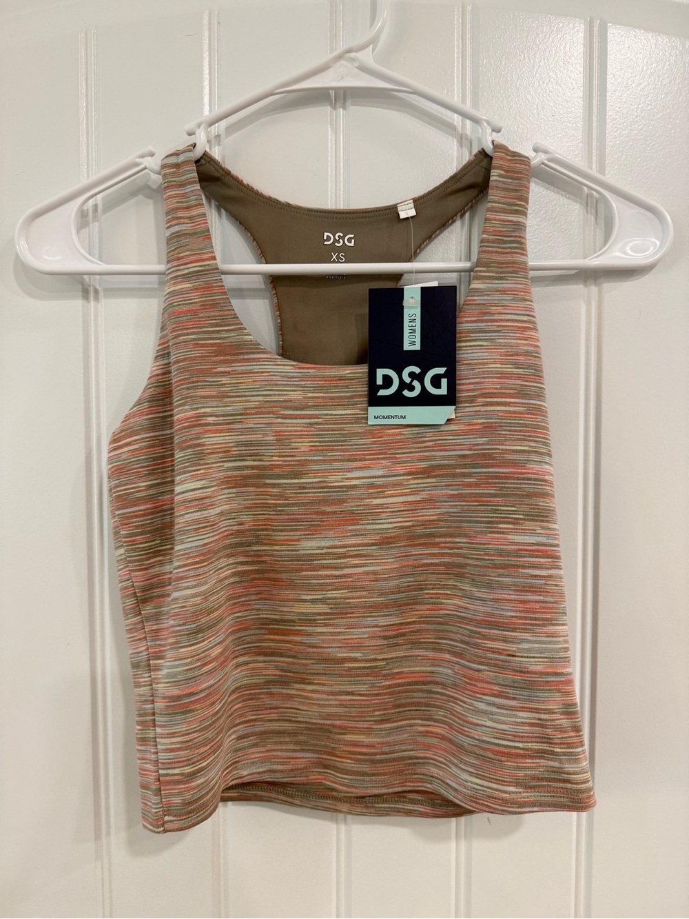 DSG Women's Multicolor Space-Dye Racerback Tank Top - XS